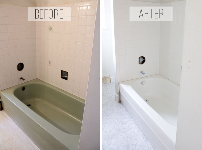 Bathtub 6 month update, how did the #rustoleum marine #paint hold up?, bathtub  paint